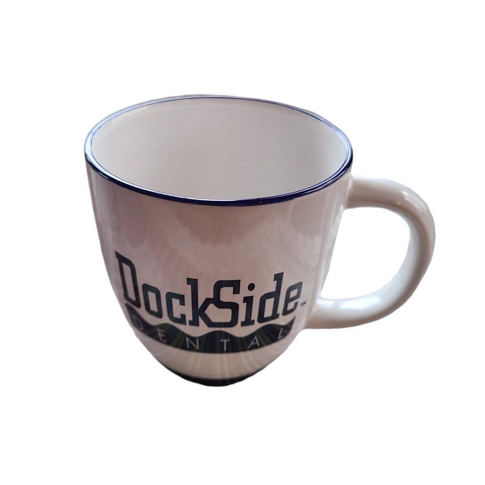 Coffee Mug Cup Lot - Vintage Christmas, Valentine, "D" Monogram, Dockside Dental - Picture 5 of 13